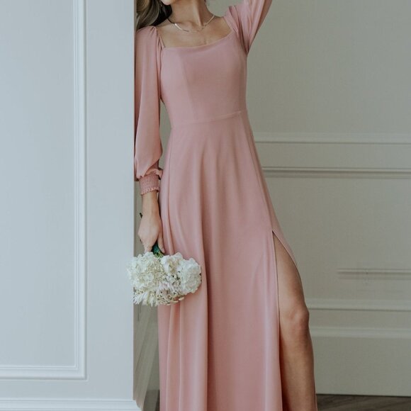 Baltic Born Giselle Maxi Dress | Blush Size MM - Picture 1 of 5